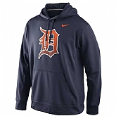 Men's Detroit Tigers Nike Logo Performance Hoodie-Navy Blue,baseball caps,new era cap wholesale,wholesale hats